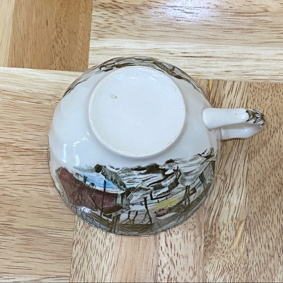 Vintage Johnson Bros The Friendly Village The Ice House Cup and Saucer Tea Set - Picture 5 of 12